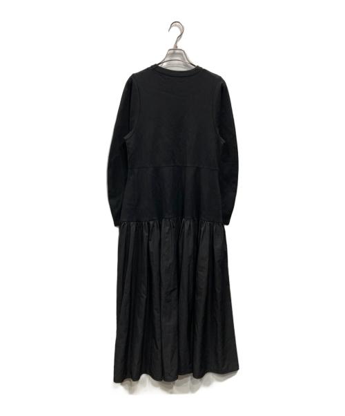 Adam et Rope（アダム エ ロペ）Adam et Rope (アダム エ ロペ) タフタコンビワンピース ブラック サイズ:Fの古着・服飾アイテム