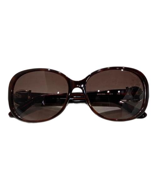 Salvatore Ferragamo（サルヴァトーレ フェラガモ）Salvatore Ferragamo (サルヴァトーレ フェラガモ) サングラス ブラウン サイズ:135の古着・服飾アイテム
