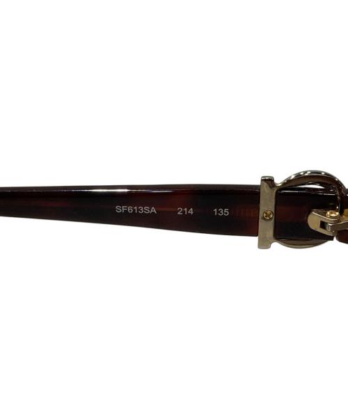 Salvatore Ferragamo（サルヴァトーレ フェラガモ）Salvatore Ferragamo (サルヴァトーレ フェラガモ) サングラス ブラウン サイズ:135の古着・服飾アイテム