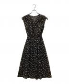 allurevilleアルアバイル）の古着「総柄ワンピース」｜ブラック