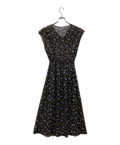 allureville（アルアバイル）allureville (アルアバイル) 総柄ワンピース ブラック サイズ:1の古着・服飾アイテム