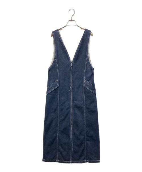 Adam et Rope（アダム エ ロペ）Adam et Rope (アダム エ ロペ) 2WAYジャンパースカート インディゴ サイズ:Freeの古着・服飾アイテム