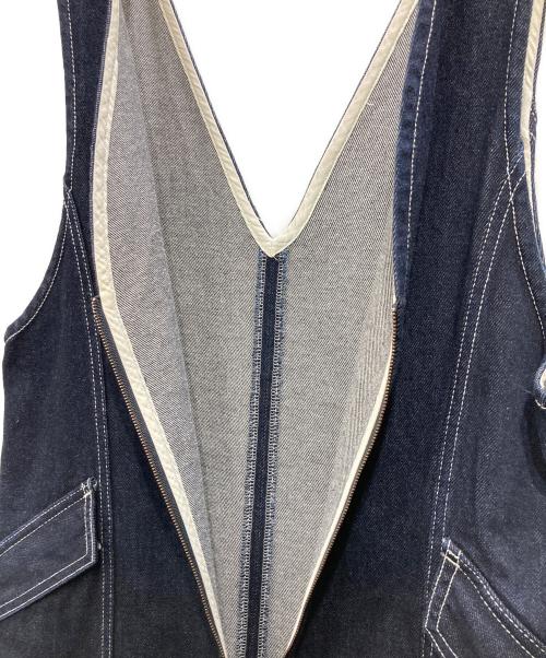 Adam et Rope（アダム エ ロペ）Adam et Rope (アダム エ ロペ) 2WAYジャンパースカート インディゴ サイズ:Freeの古着・服飾アイテム