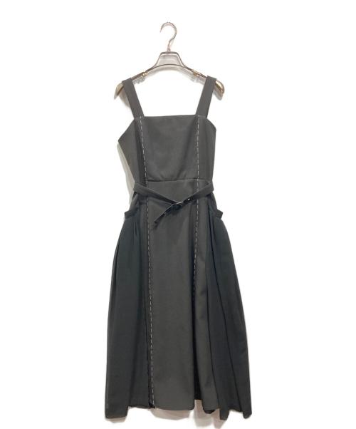 Ameri（アメリ）AMERI (アメリ) BIG POCKET STITCH DRESS ブラック サイズ:Sの古着・服飾アイテム