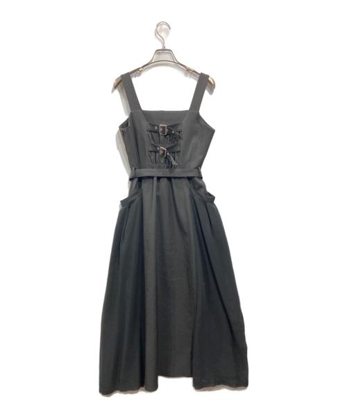 Ameri（アメリ）AMERI (アメリ) BIG POCKET STITCH DRESS ブラック サイズ:Sの古着・服飾アイテム