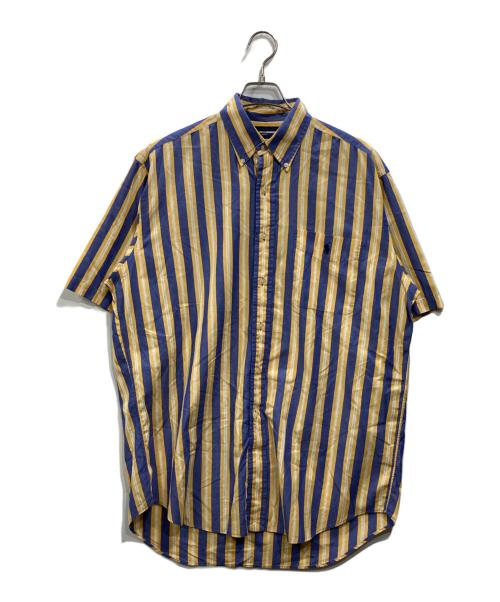 Ralph Lauren GOLF（ラルフローレン ゴルフ）RALPH LAUREN GOLF (ラルフローレン ゴルフ) 半袖シャツ イエロー×ブルー サイズ:Mの古着・服飾アイテム