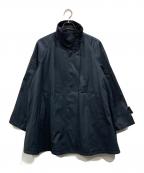 BABYLONEバビロン）の古着「ドライギャバミドルコート」｜ネイビー