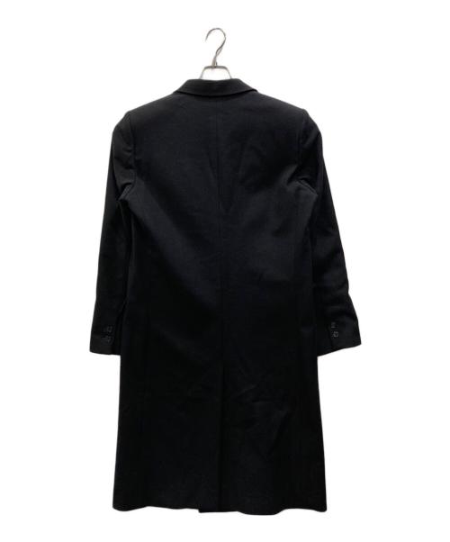 JOHN LAWRENCE SULLIVAN（ジョン ローレンス サリバン）JOHN LAWRENCE SULLIVAN (ジョン ローレンス サリバン) チェスターコート ブラック サイズ:38の古着・服飾アイテム