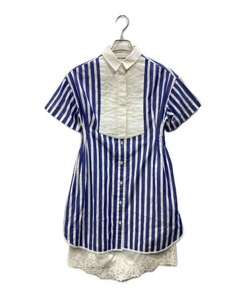 sacai（サカイ）sacai (サカイ) ドッキングワンピース ブルー サイズ:1の古着・服飾アイテム