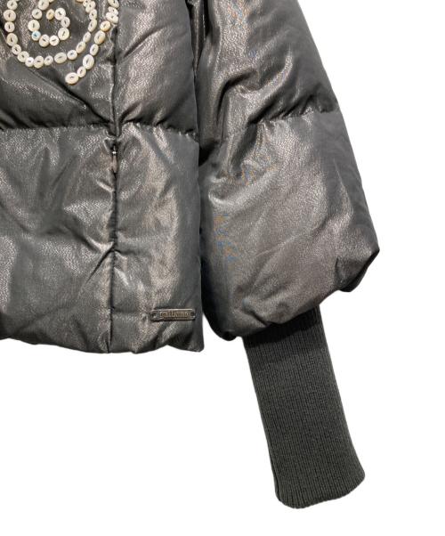 GALLIANO（ガリアーノ）GALLIANO (ガリアーノ) ボタンデザインダウンジャケット グレー サイズ:38の古着・服飾アイテム