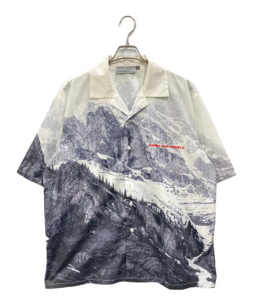 HARSH AND CRUEL（ハーシュアンドクルーエル）HARSH AND CRUEL (ハーシュアンドクルーエル) プリントシャツ マルチカラー サイズ:Mの古着・服飾アイテム