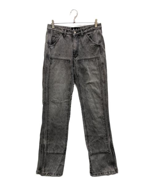 SOMEIT（サミット）SOMEIT (サミット) ダメージ加工デニムパンツ グレー サイズ:Mの古着・服飾アイテム