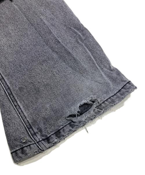 SOMEIT（サミット）SOMEIT (サミット) ダメージ加工デニムパンツ グレー サイズ:Mの古着・服飾アイテム