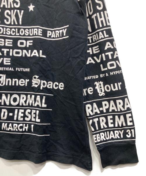 DIESEL（ディーゼル）DIESEL (ディーゼル) 長袖カットソー ブラック サイズ:XLの古着・服飾アイテム