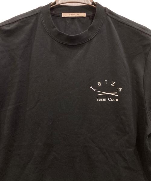 Sushi club（スシクラブ）SUSHI CLUB (スシクラブ) プリントTシャツ ブラック サイズ:Sの古着・服飾アイテム