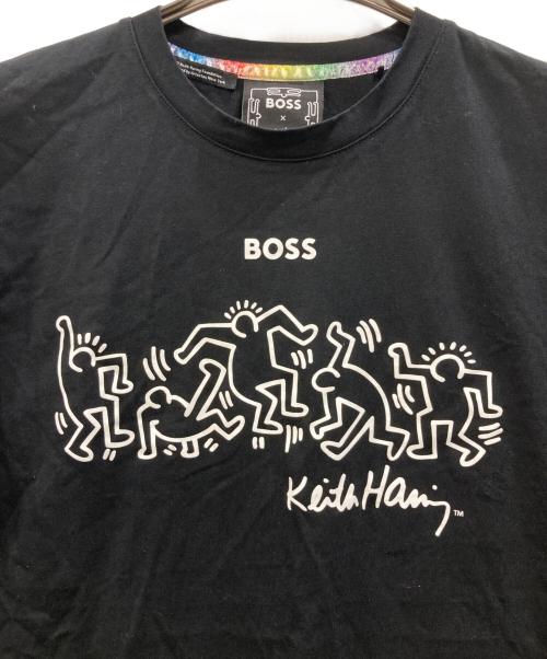 BOSS（ボス）BOSS (ボス) Keith Haring (キースヘリング) プリントTシャツ ブラック サイズ:Sの古着・服飾アイテム