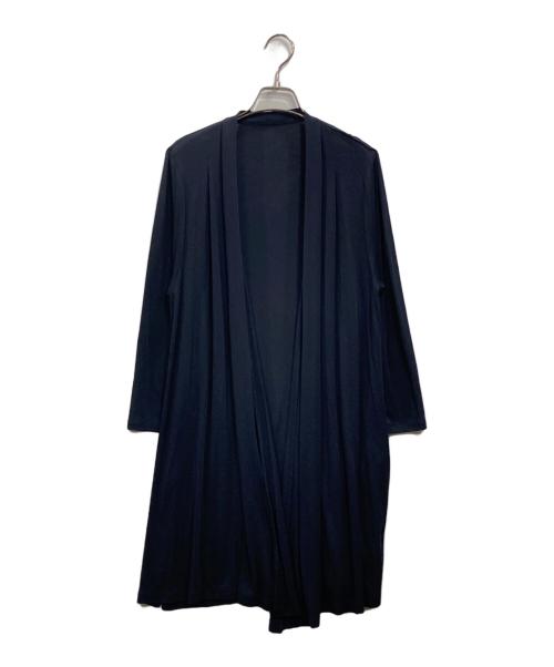 自由区（ジユウク）自由区 (ジユウク) ロング丈 ハンディカーディガン ネイビー サイズ:Mの古着・服飾アイテム