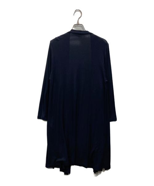 自由区（ジユウク）自由区 (ジユウク) ロング丈 ハンディカーディガン ネイビー サイズ:Mの古着・服飾アイテム