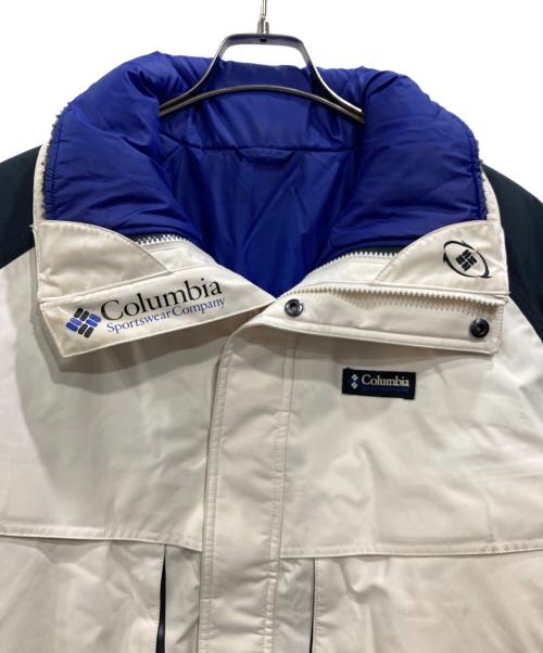 Columbia（コロンビア）Columbia (コロンビア) パウダーケグIIリマスタードインターチェンジ ホワイト×ブルー サイズ:Mの古着・服飾アイテム
