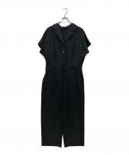 UNTITLEDアンタイトル）の古着「リラクシオンツイル オールインワン」｜ブラック