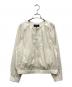UNTITLED（アンタイトル）の古着「タフタノーカラーブルゾン」｜ホワイト