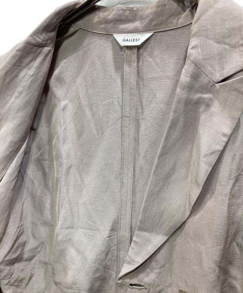 GALLEST（ギャレスト）GALLEST (ギャレスト) シャンブレークロップドジャケット ベージュ サイズ:38の古着・服飾アイテム