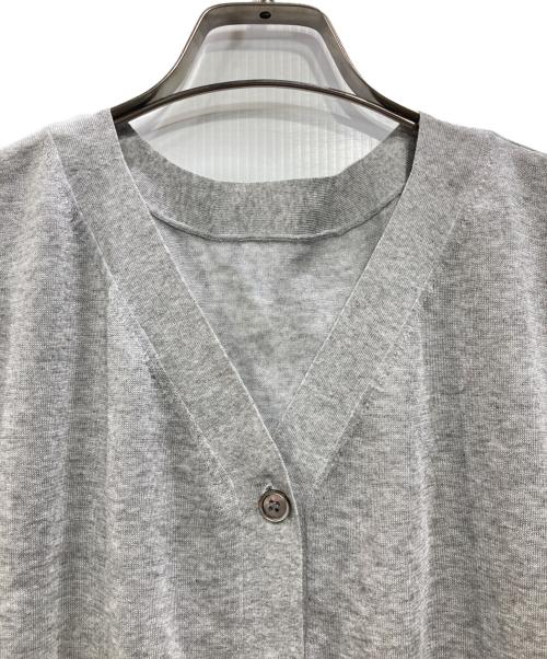 UNTITLED（アンタイトル）UNTITLED (アンタイトル) GALAXY 前後2WAY七分袖カーディガン グレー サイズ:4の古着・服飾アイテム