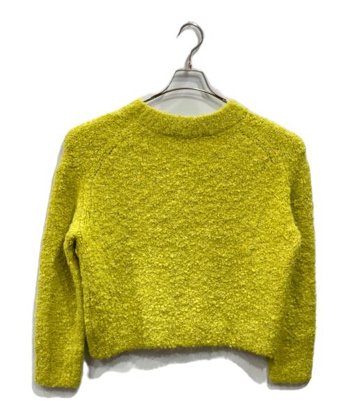 UNTITLED（アンタイトル）UNTITLED (アンタイトル) クロップドモヘヤニット イエロー サイズ:4の古着・服飾アイテム