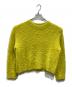 UNTITLED（アンタイトル）の古着「クロップドモヘヤニット」｜イエロー