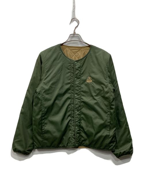 CHUMS（チャムス）CHUMS (チャムス) カポックキルティングリバーシブルジャケット グリーン サイズ:Lの古着・服飾アイテム