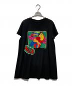 TOKUKO1erVOLトクコプルミエヴォル）の古着「パッチワークデザインワンピース」｜ブラック