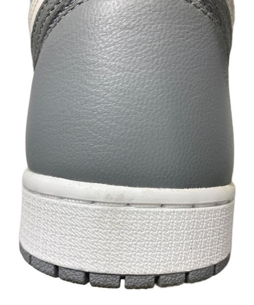 NIKE（ナイキ）NIKE (ナイキ) AIR JORDAN 1 RETRO HIGH OG グレー サイズ:US9の古着・服飾アイテム