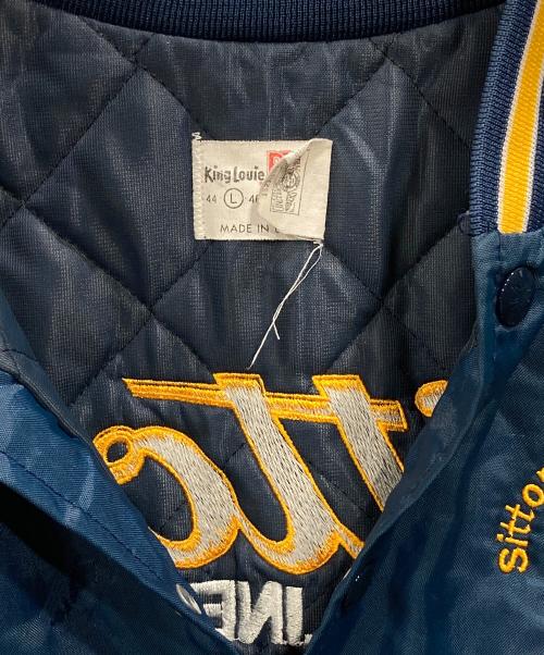 KING LOUIE（キングルイ）KING LOUIE (キングルイ) ナイロンスタジャン ネイビー サイズ:Lの古着・服飾アイテム