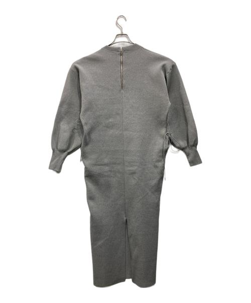 Adam et Rope（アダム エ ロペ）Adam et Rope (アダム エ ロペ) フォルムニットワンピース グレー サイズ:Freeの古着・服飾アイテム