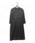 Mila Owen（ミラオーウェン）の古着「Tシャツライクレイヤードシアーニットワンピース」｜ブラック