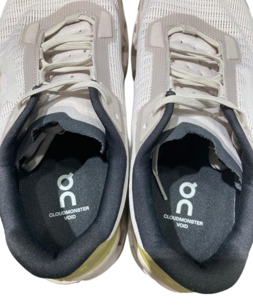 on（オン）On (オン) CLOUDMONSTER VOID ホワイト×イエロー サイズ:US9の古着・服飾アイテム