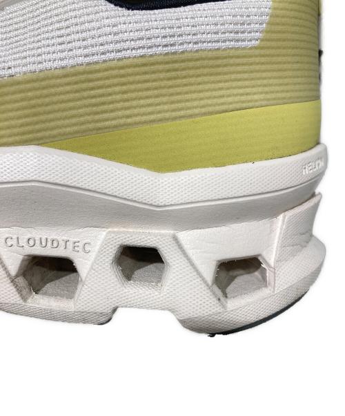 on（オン）On (オン) CLOUDMONSTER VOID ホワイト×イエロー サイズ:US9の古着・服飾アイテム
