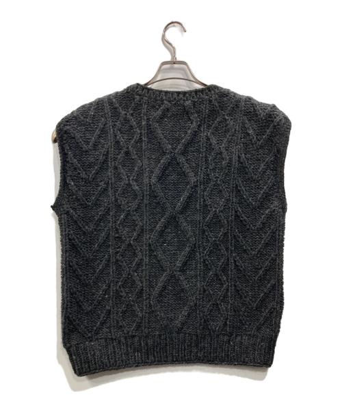 JOURNAL STANDARD relume（ジャーナルスタンダード レリューム）JOURNAL STANDARD relume (ジャーナルスタンダード レリューム) ネパールハンドニットケーブルベスト ブラック サイズ:Freeの古着・服飾アイテム