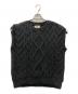 JOURNAL STANDARD relume（ジャーナルスタンダード レリューム）の古着「ネパールハンドニットケーブルベスト」｜ブラック