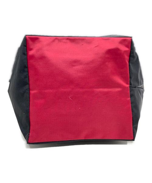 Herve Chapelier（エルベシャプリエ）Herve Chapelier (エルベシャプリエ) ナイロン舟形トートバッグ ブラック×レッドの古着・服飾アイテム