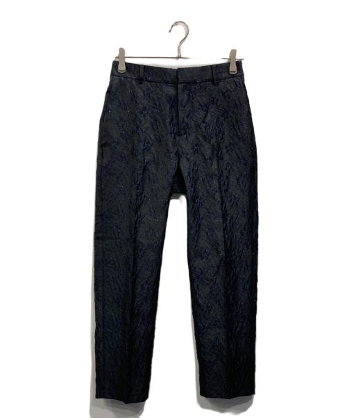 UNITED ARROWS TOKYO（ユナイテッドアローズトウキョウ）UNITED ARROWS TOKYO (ユナイテッドアローズトウキョウ) ツートーン ジャガード パンツ ネイビー サイズ:36の古着・服飾アイテム