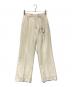 Sea Room Lynn（シールームリン）の古着「ストレッチツイルストレートパンツ」｜アイボリー