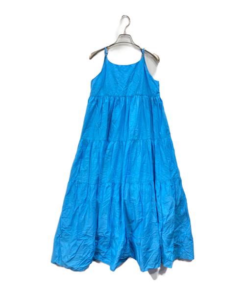 Sea Room lynn（シールームリン）Sea Room Lynn (シールームリン) コットンボイルティアードキャミドレス ブルー サイズ:Ｓの古着・服飾アイテム
