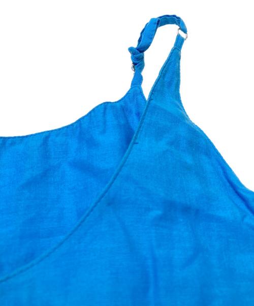 Sea Room lynn（シールームリン）Sea Room Lynn (シールームリン) コットンボイルティアードキャミドレス ブルー サイズ:Ｓの古着・服飾アイテム