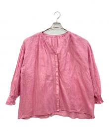 COLLAGE GALLARDAGALANTE（コラージュ ガリャルダガランテ）の古着「ラミー2WAYシアーブラウス」｜ピンク