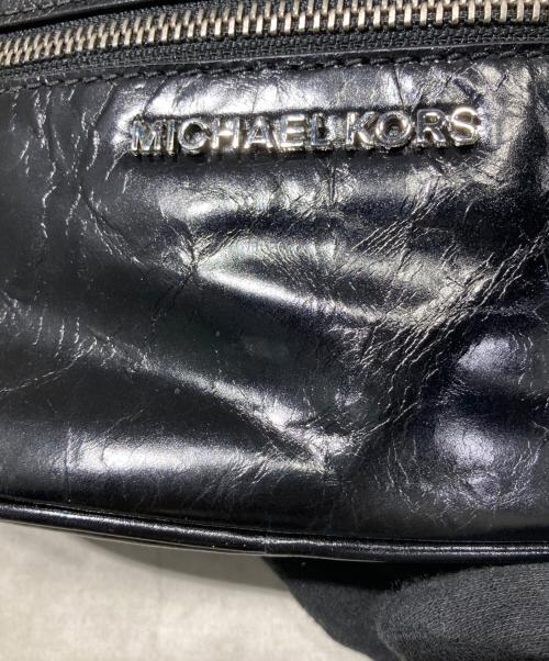 MICHAEL KORS（マイケル・コース）MICHAEL KORS (マイケルコース) ウエストバッグ ブラックの古着・服飾アイテム