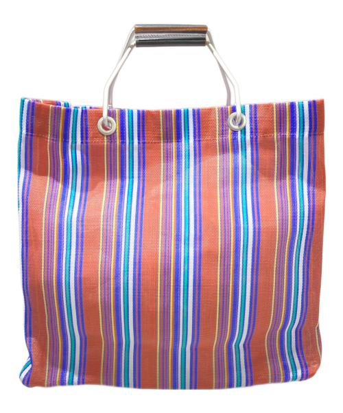 MARNI（マルニ）MARNI (マルニ) フラワーカフェ ストライプトートバッグ マルチカラー サイズ:-の古着・服飾アイテム