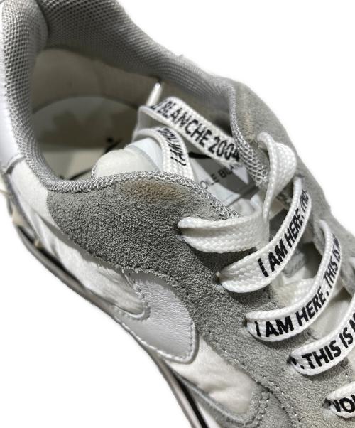 VOILE BLANCHE（ボイルブランシェ）voile blanche (ボイルブランシェ) スタッズスニーカー グレー×ホワイト サイズ:35の古着・服飾アイテム