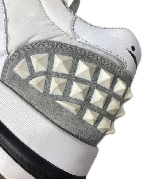 VOILE BLANCHE（ボイルブランシェ）voile blanche (ボイルブランシェ) スタッズスニーカー グレー×ホワイト サイズ:35の古着・服飾アイテム