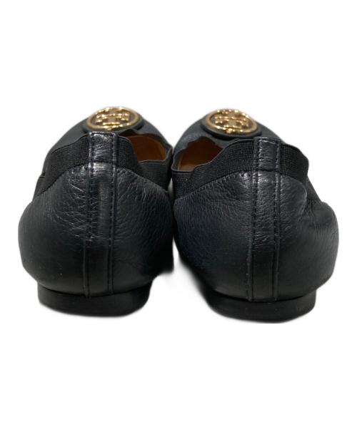 TORY BURCH（トリーバーチ）TORY BURCH (トリーバーチ) バレエパンプス ブラック サイズ:５Mの古着・服飾アイテム